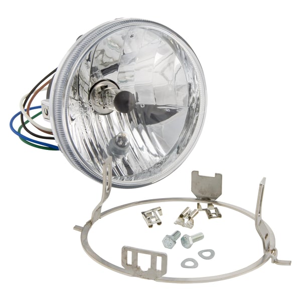 Image of Scheinwerfer JOCKEY'S BOXENSTOP Klarglas H4 rund Ø 120 mm für Lambretta 125 LIS/150 LIS/SX/175 TV3°/200 TV/SX