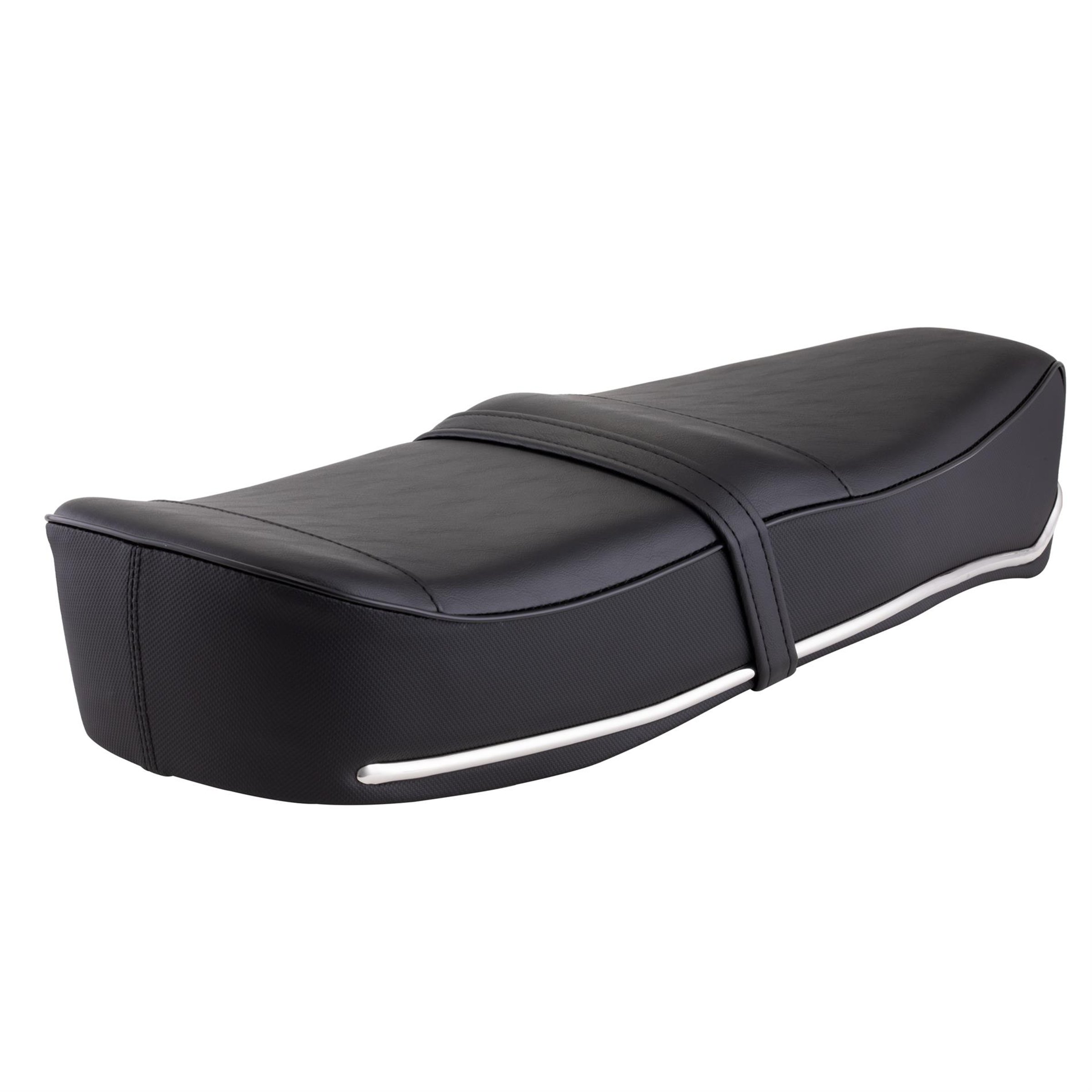 Image of Sitzbank Pegasus schwarz für Lambretta 125 LI 3°/LIS/DL/GP/150 LI 3°/LIS/SX/DL/GP/175 TV 3°/200 SX/DL/GP für Lambretta 125 LI 3°/LIS/DL/GP/150 LI 3°/LIS/SX/DL/GP/175 TV 3°/200 SX/DL/GP
