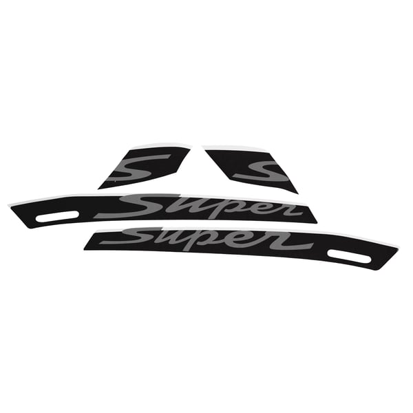 Image of Aufkleberdekorset PIAGGIO mit Motiv "Super" für Vespa GTS Super Sport 125/300ccm