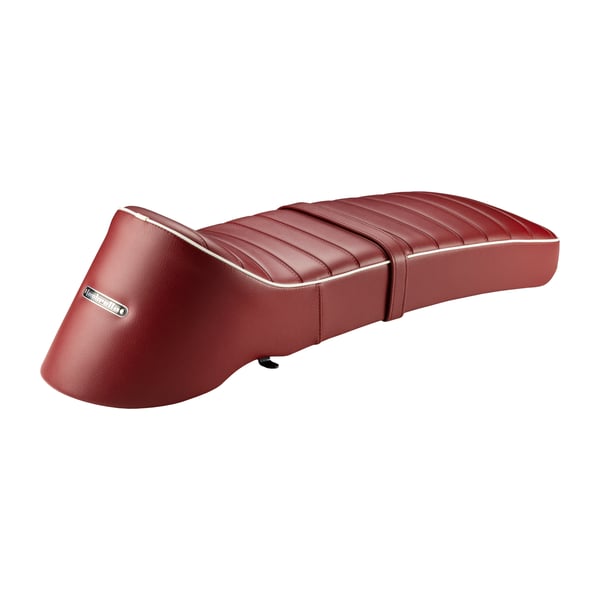 Image of Sportsitzbank TREZZI Typ "GIULIARI" purpurrot RAL 3004 für Lambretta 125 GP/DL/150 GP/200 GP/DL