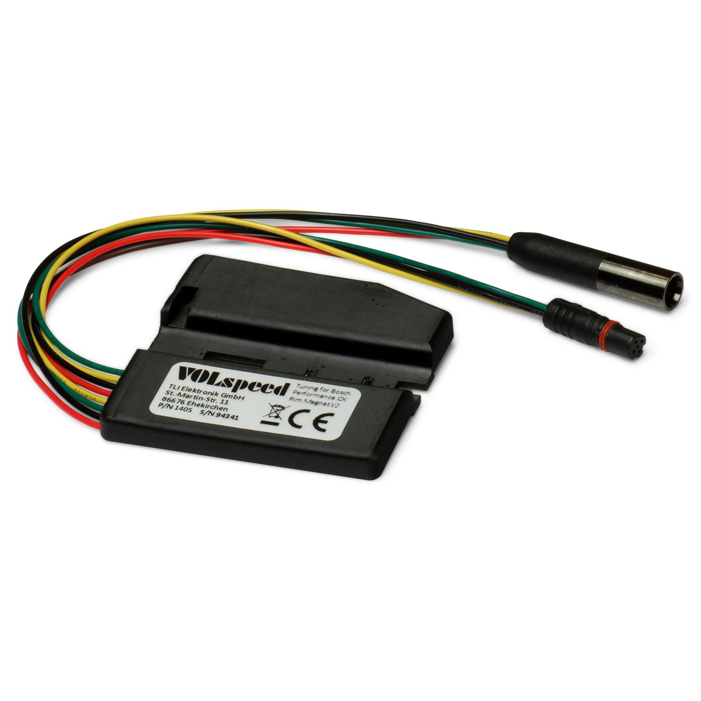 Image of Tuningmodul E-Bike VOLspeed V2 (Gen4 & Gen5 Smart System mit Felgenmagnet) für original Felgenmagnet (BDU37 & BDU38) für E-Bikes/Pedelecs mit Motor BOSCH Performance Line CX, Smart System Gen4 (BDU37xx) ab MY 2022/Gen5 (BDU38xx) ab MY2025 für E-Bikes/Pede