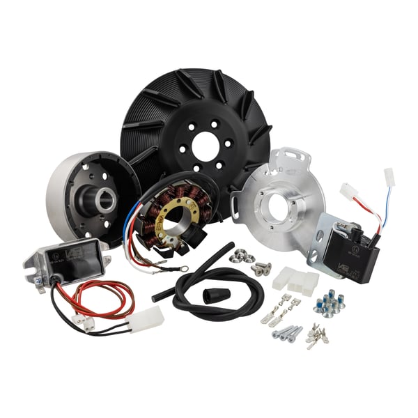 Image of Zündung SIP PERFORMANCE by VAPE Road "Black Edition" 12V DC für Vespa 125 GTR 2°/TS 2°/150 Sprint V 2°/Super 2°/200 Rally 2°/PX80-200/PE/Lusso/Cosa