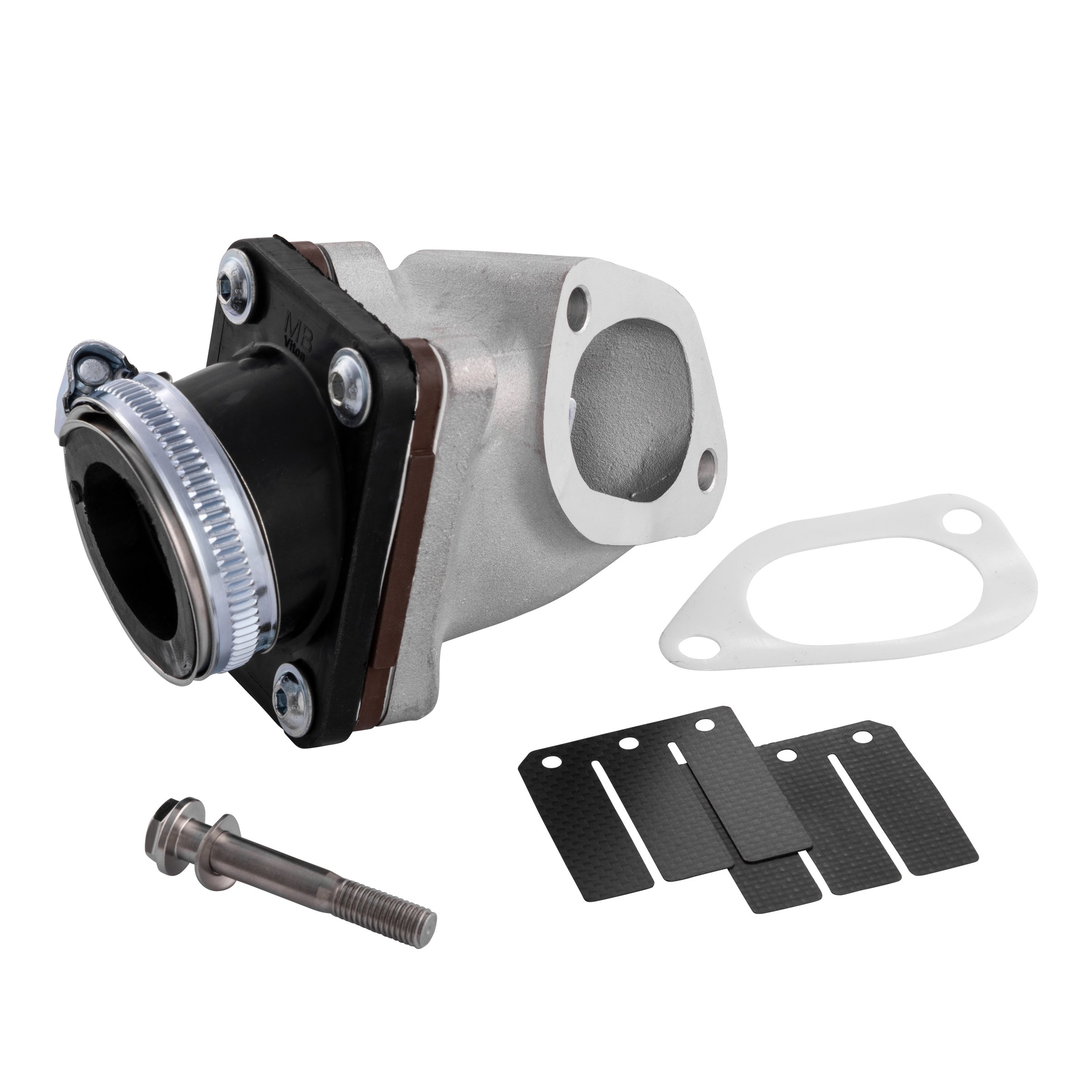 Image of Ansaugstutzen MBD Race Tour 26-30mm für Lambretta 125 LI/Special/DL/GP/150 LI/Special/SX/DL/GP/175 TV2°-3°/200 TV/SX/DL/GP für Lambretta 125 LI/Special/DL/GP/150 LI/Special/SX/DL/GP/175 TV2°-3°/200 TV/SX/DL/GP