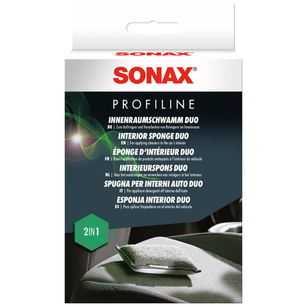 Image of Schwamm SONAX PROFILINE InnenraumSchwamm Duo 2in1