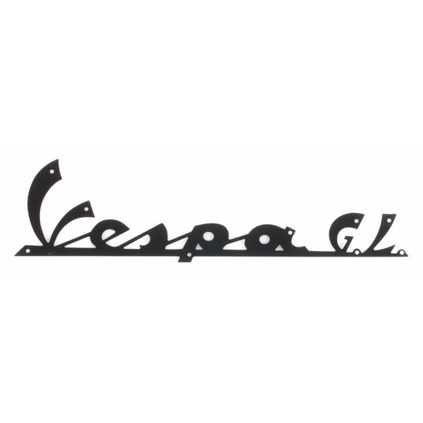 Image of Schriftzug "Vespa GL" Beinschild vorne 94793 für Vespa 150 GL VLA1T