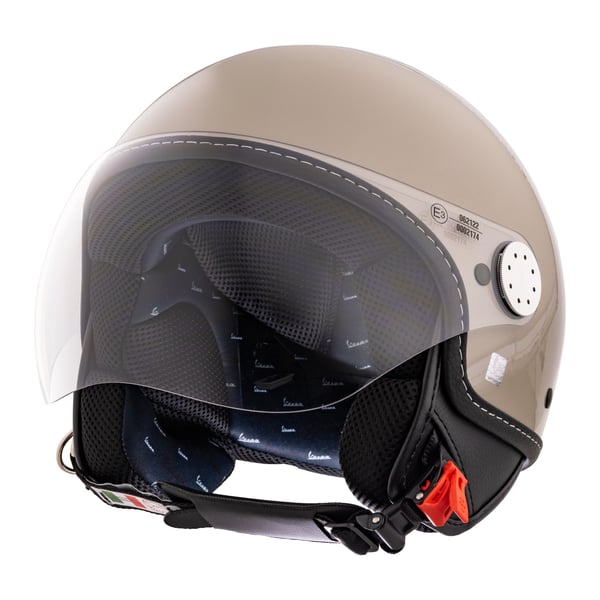 Image of Helm PIAGGIO Vespa Visor 4.0, beige glänzend, Avvolgente, Gr. XS, 53-54cm Jethelm