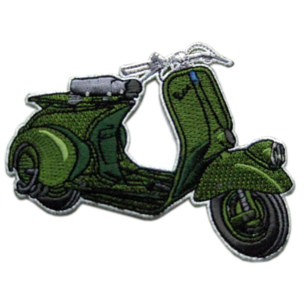 Image of Aufnäher mit Motiv "Vespa 125" Motorroller, Baujahr 1948