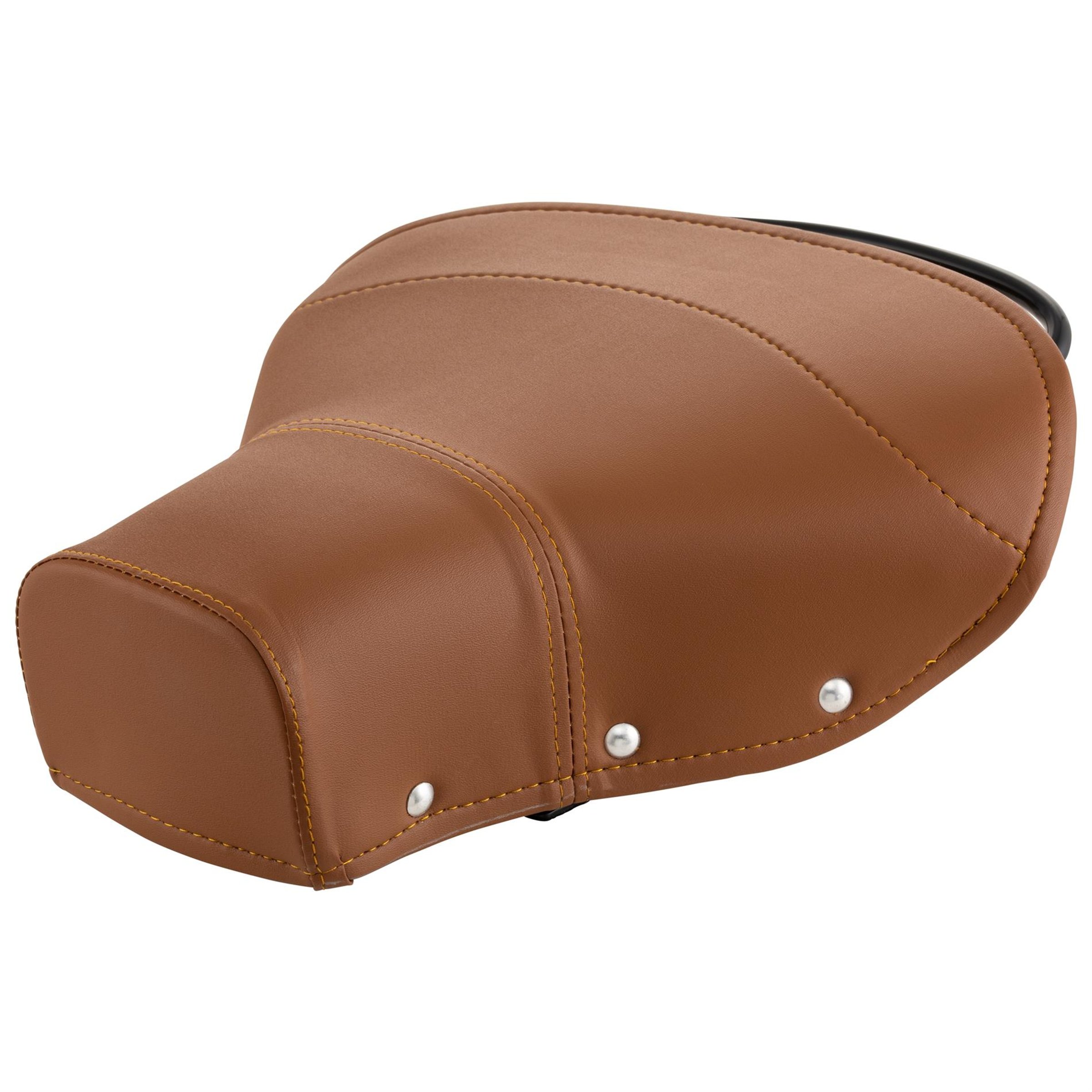 Image of Schwingsattel braun, signalbraun RAL 8002 vorne für Vespa 125 VNB1-5/150 VBA/VBB/GL/T4 für Vespa 125 VNB1-5/150 VBA/VBB/GL/T4