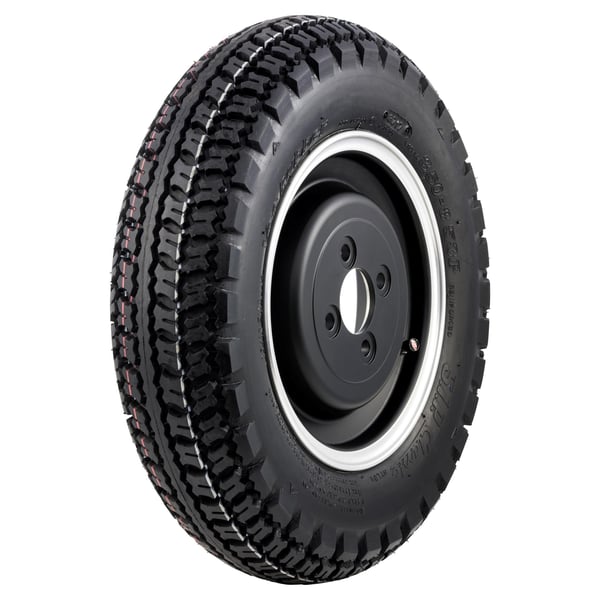 Image of Komplettrad SIP Classic 2.0 3.50-8 53P TL/TT reinforced für Vespa 98/125 V1-30/VM/VN/VNA/VNB/150 VL/VB1/VBA/VBB