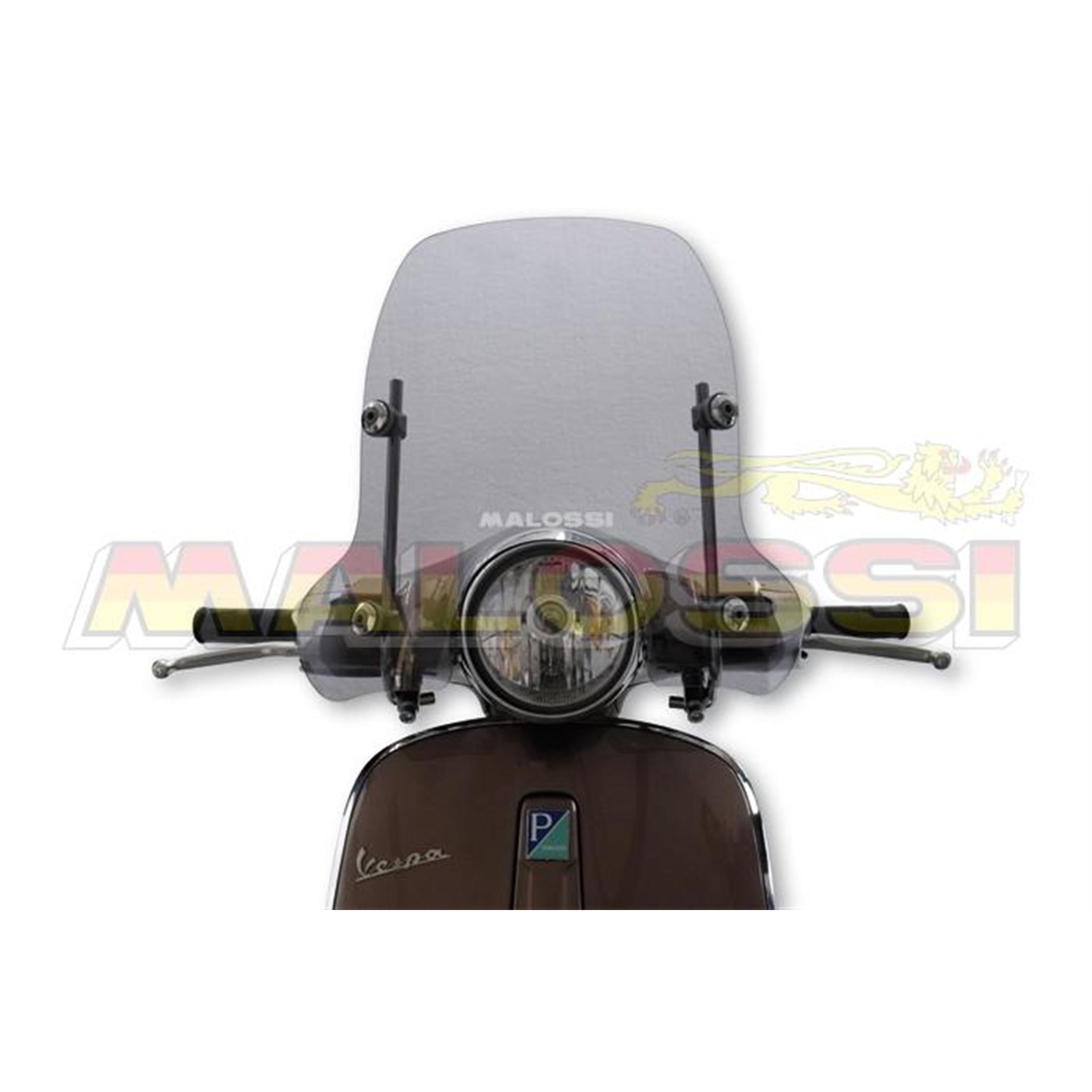 Image of Windschild MALOSSI Sport Screen 4516332 für Vespa Primavera 50-125ccm 2T/4T für Vespa Primavera 50-125ccm 2T/4T