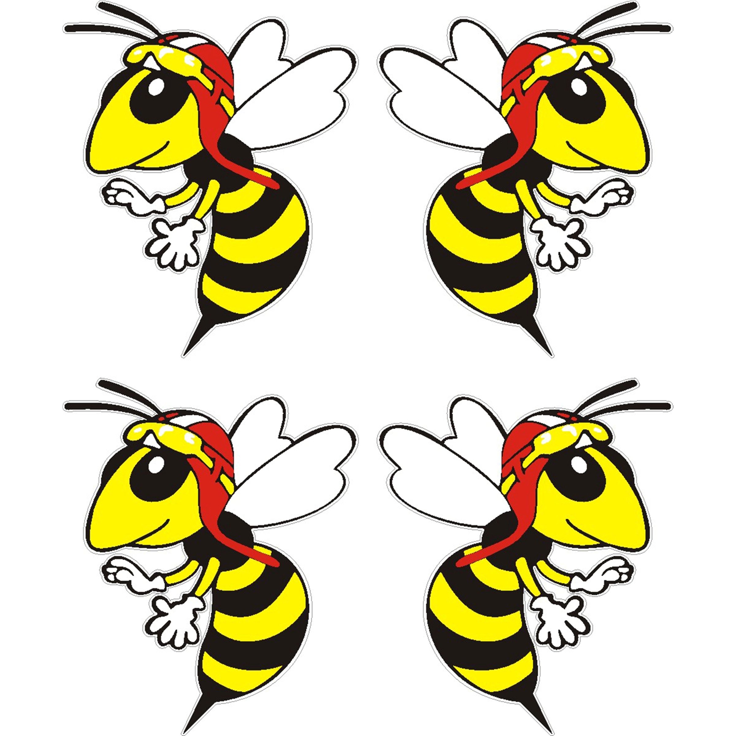 Image of Aufkleber mit Motiv Mini-"Wespe"