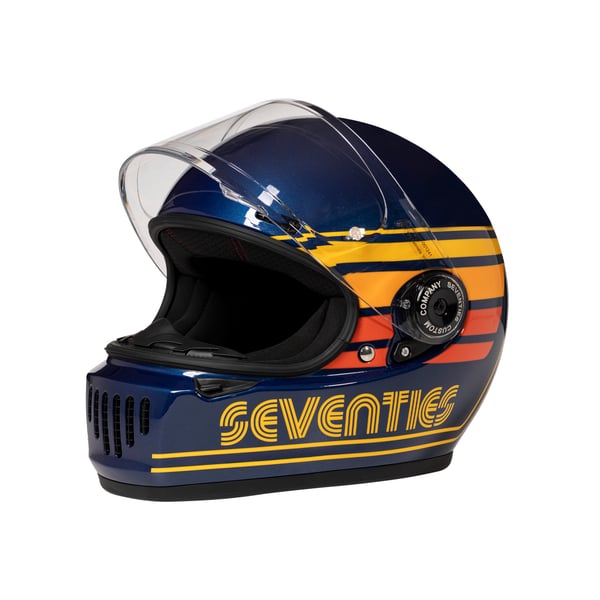 Image of Helm 70`S GT - Gran Turismo, blau, Gr. M, 57-58 cm Integralhelm
