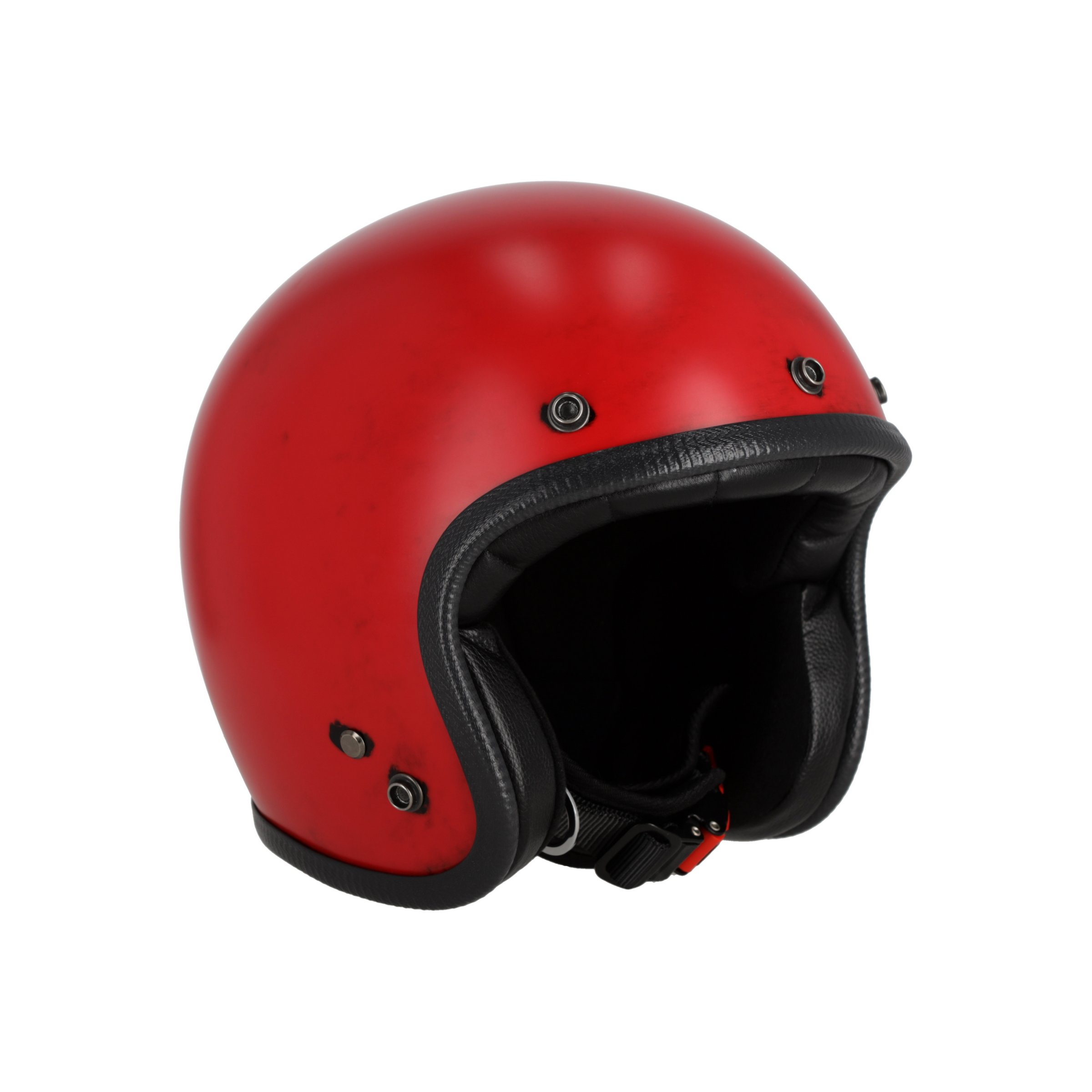 Image of Helm 70'S PASTELLO Dirty, rot, Gr. L, 59-60 Jethelm Jethelm