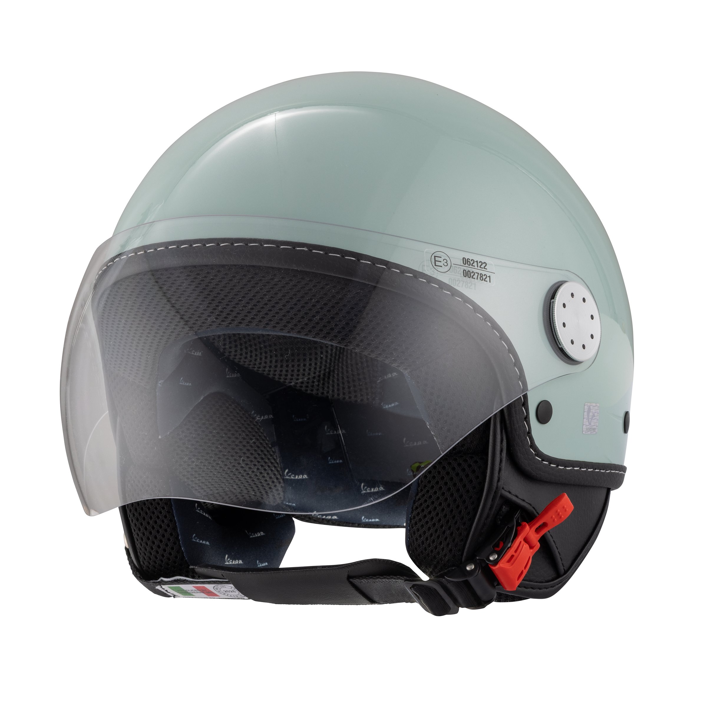 Image of Helm PIAGGIO Vespa Demi Jet Langhe, grün/latte menta, 350/A, Gr. L2, 60cm Jethelm Jethelm