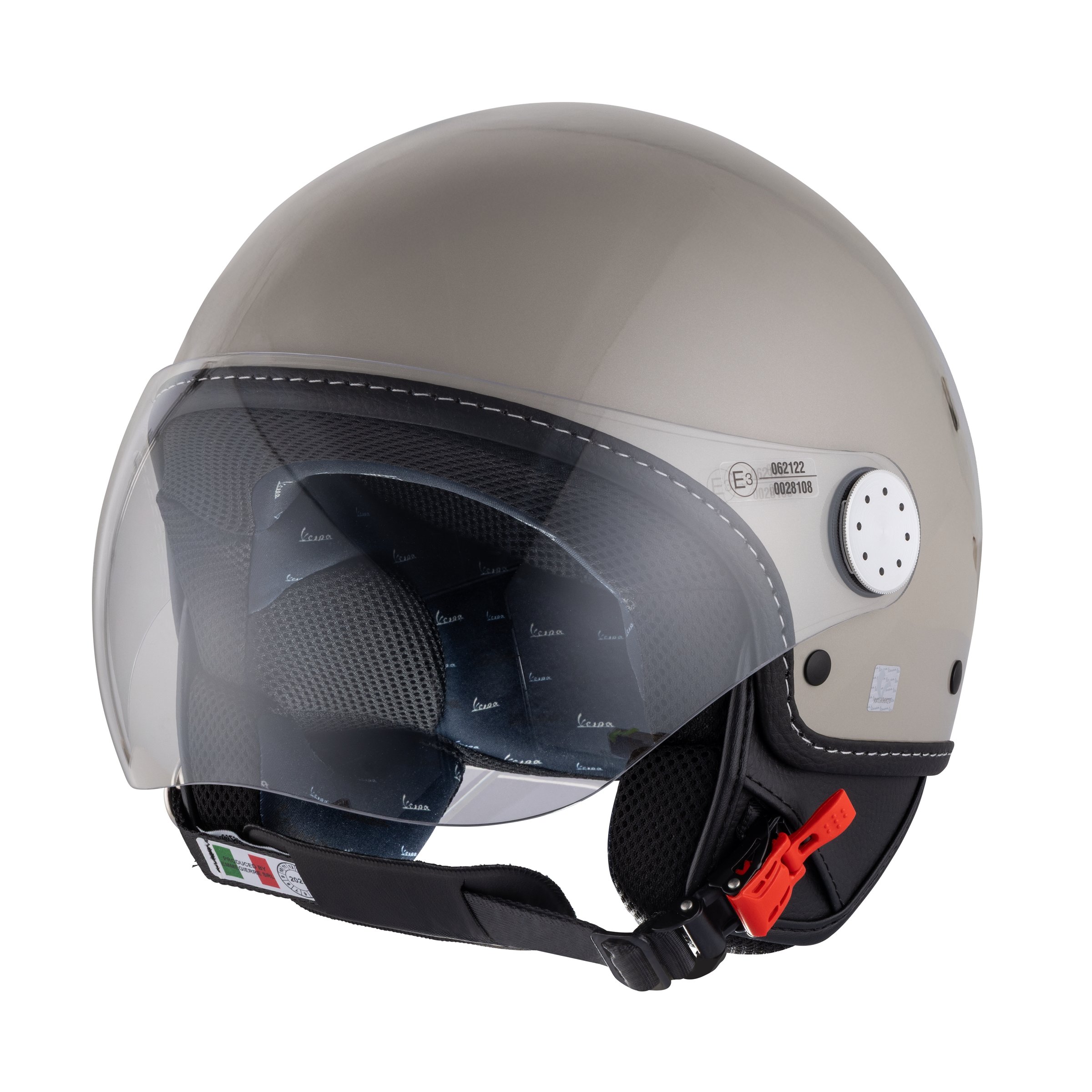 Image of Helm PIAGGIO Vespa Demi Jet Langhe, beige, Q01, Gr. L2, 60cm Jethelm Jethelm