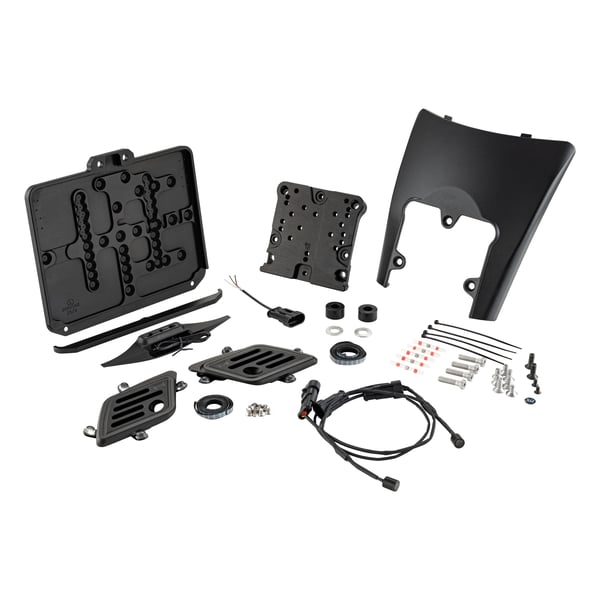 Image of Nummernschildhalter Rücklicht WUNDERKIND für französische Kennzeichen 210 x 130 mm, hinten, 107430-A89-F15 für Vespa GTS/GTS Super/GTV 125/300/310ccm (2023-)