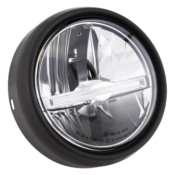Image of Scheinwerfer SIP PERFORMANCE LED rund Ø 130 mm für Vespa 125 GTR/TS/150 SprintV/180-200 Rally