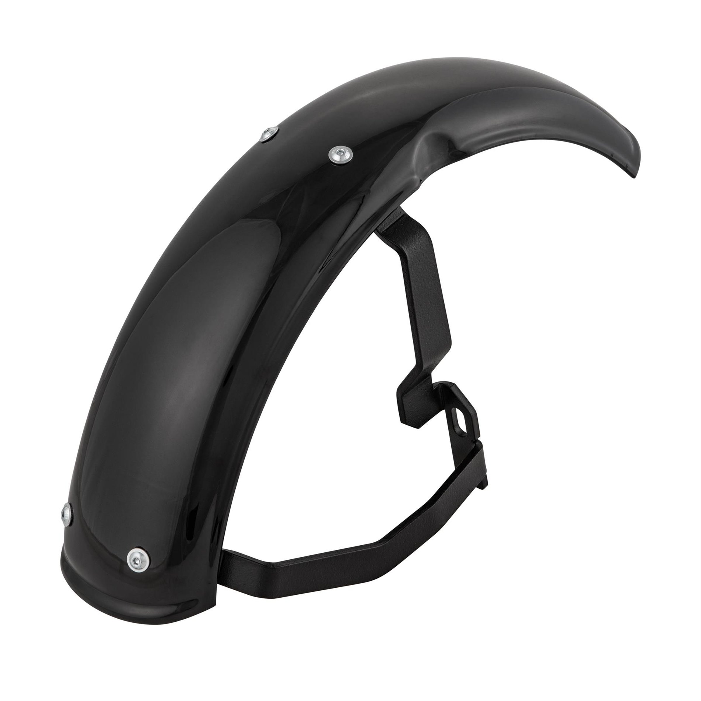 Image of Kotflügel SIP Garelli 2.0, vorne Material: Metall schwarz glänzend für Vespa PK50-125 S/XL/XL2/Automatica/PX80-200/PE/Lusso/`98/MY/T5 für Vespa PK50-125 S/XL/XL2/Automatica/PX80-200/PE/Lusso/`98/MY/T5