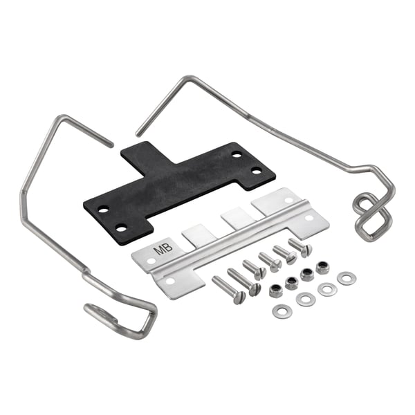 Image of Sicherungsspangen Set MBD links & rechts Seitenhaube, 20130103 - 20130104 für Lambretta 125 LI 4°/DL/GP/150 DL/GP/200 DL/GP