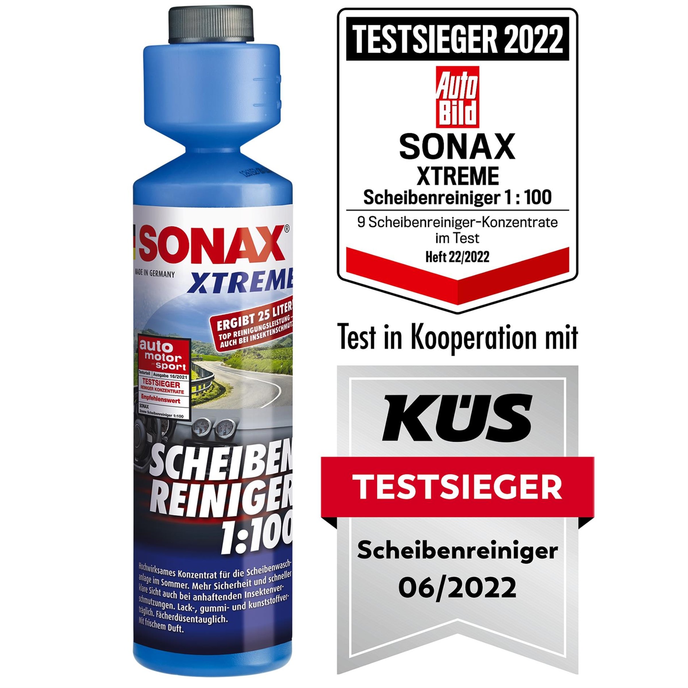 Image of Scheibenreiniger SONAX XTREME Konzentrat 1:100, ergibt 25 Liter