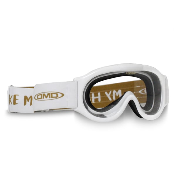 Motorradbrille DMD Ghost, weiß