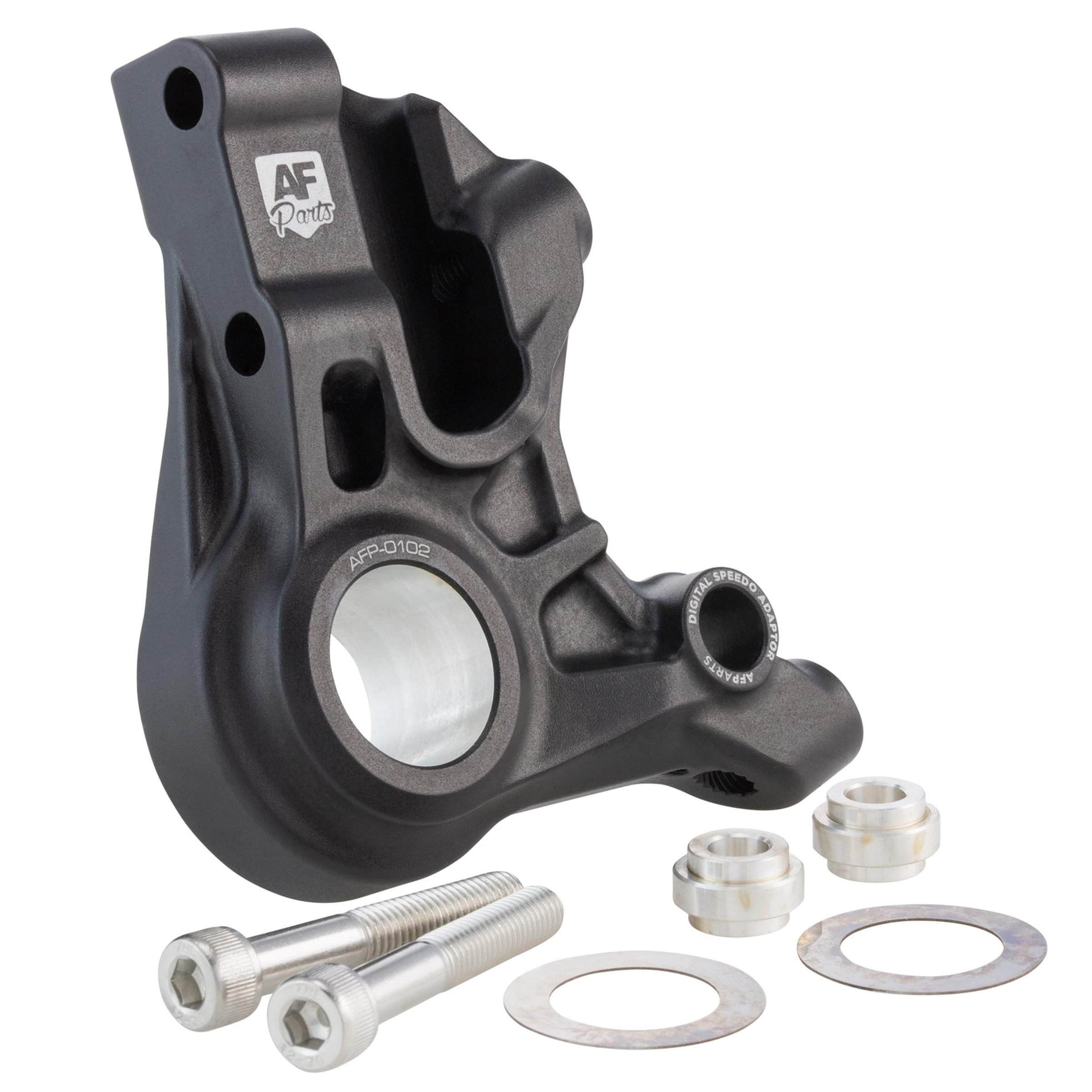 Image of Achsaufnahme AF Parts Race V2, für radial Bremszange für Vespa ET2/ET4/LX/LXV/S/Primavera/Sprint/PIAGGIO ZIP II/FR/SP 50-150ccm für Vespa ET2/ET4/LX/LXV/S/Primavera/Sprint/PIAGGIO ZIP II/FR/SP 50-150ccm