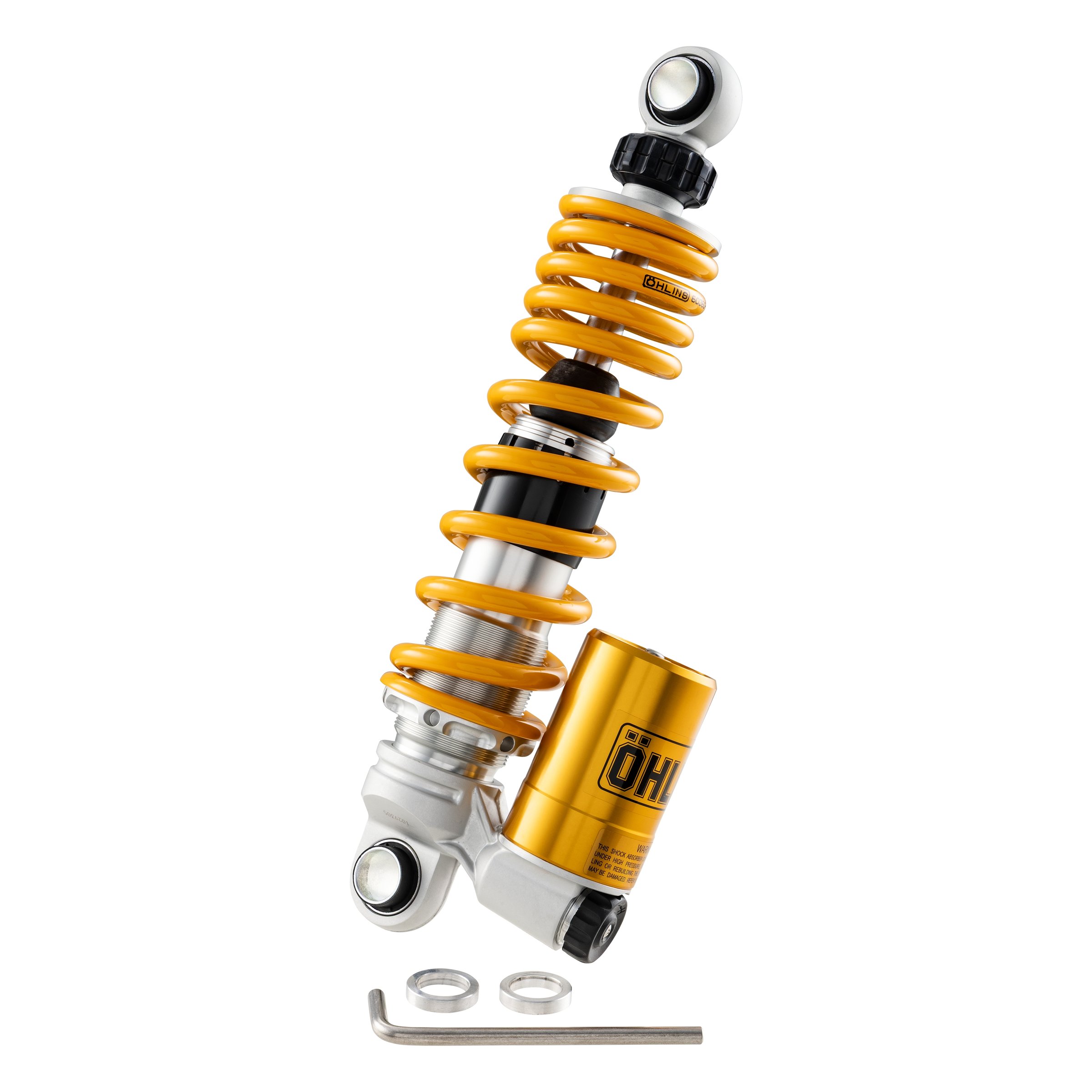 Image of Stoßdämpfer ÖHLINS hinten für Lambretta 125 LI 3°-4°/LIS/DL/GP/150 LI 3°/SX/DL/GP/175 TV 3°/200 SX/DL/GP für Lambretta 125 LI 3°-4°/LIS/DL/GP/150 LI 3°/SX/DL/GP/175 TV 3°/200 SX/DL/GP