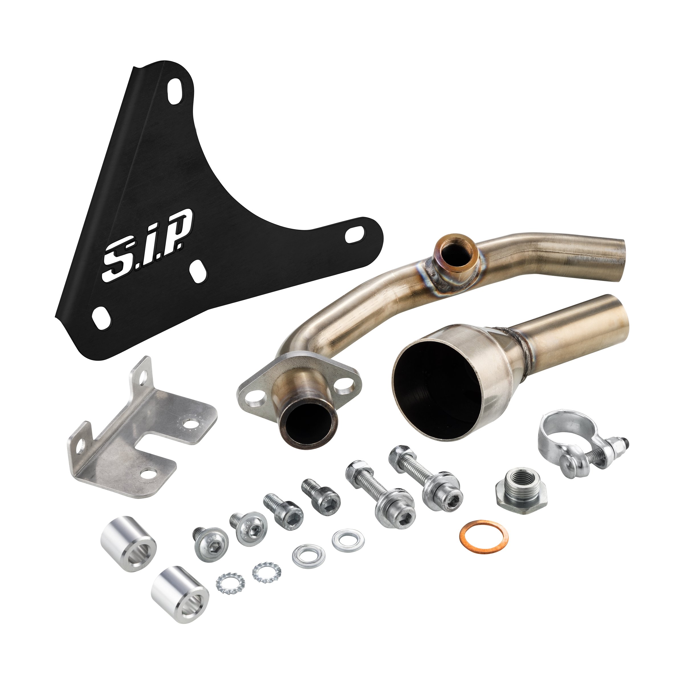 Image of Verbindungsstück SIP, für Rennauspuff Tribute für Vespa Primavera/Sprint 125-150ccm i.e. 3V 4T AC für Vespa Primavera/Sprint 125-150ccm i.e. 3V 4T AC