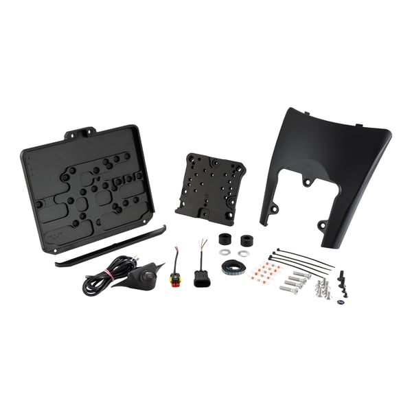 Image of Nummernschildhalter Rücklicht WUNDERKIND für österreichische Kennzeichen 210 x 170 mm, hinten, 107239-A98-F15 für Vespa GTS/GTS Super/GTV 125/300/310ccm (2023-)