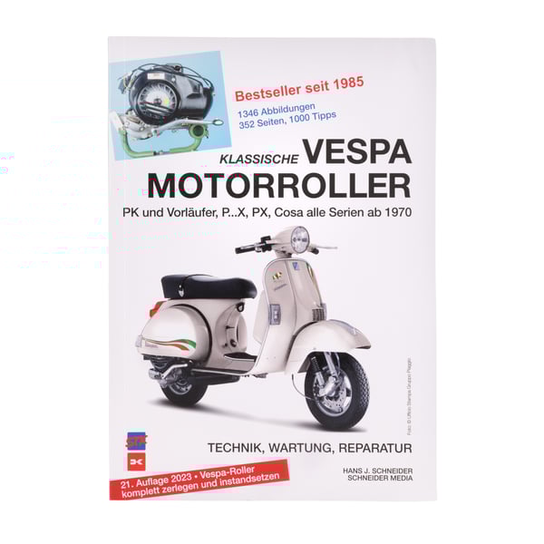 Image of Handbuch Klassische VESPA Motorroller- alle PK, PX, Cosa seit 1970 Jubiläumsausgabe "75 Jahre Vespa" Technik, Wartung, Reparatur
