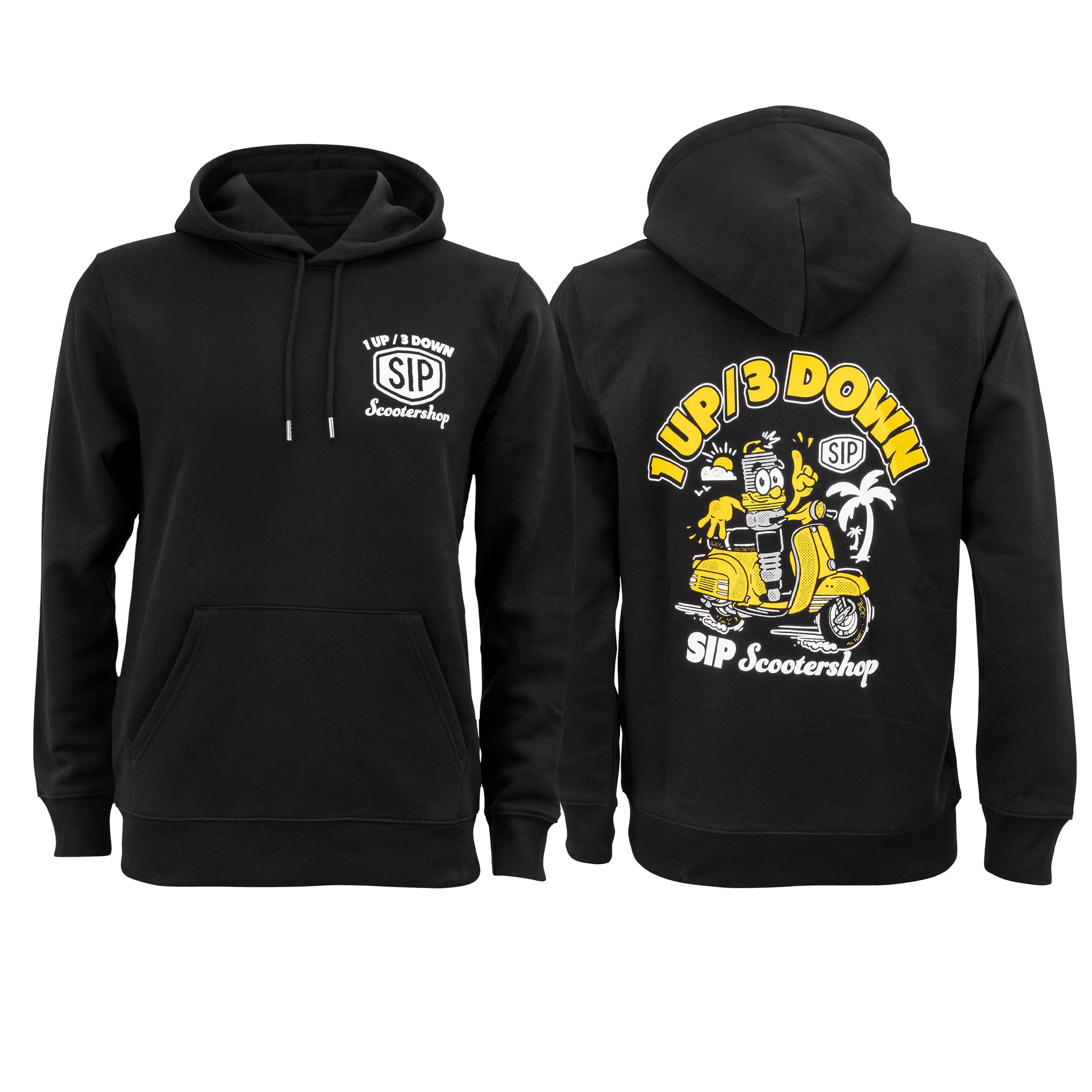 Image of Kapuzen-Sweatshirt/Hoodie SIP 1 UP / 3 DOWN Größe: L für Männer für Männer für Männer