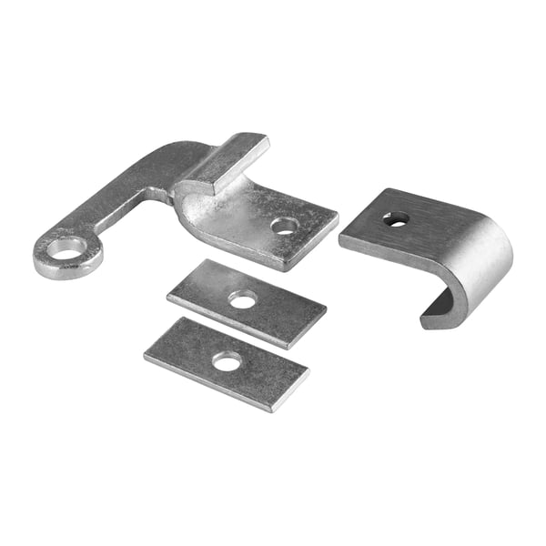 Image of Befestigungsbleche, Hauptständer, 19957040 für Lambretta 125 LI 2°-3° ('10/59-)/LIS/DL/GP/150 LI 2°-3° ('10/59-)/LIS/SX/DL/GP/175 TV 2°-3° ('10/59-)/200 TV/SX/DL/GP