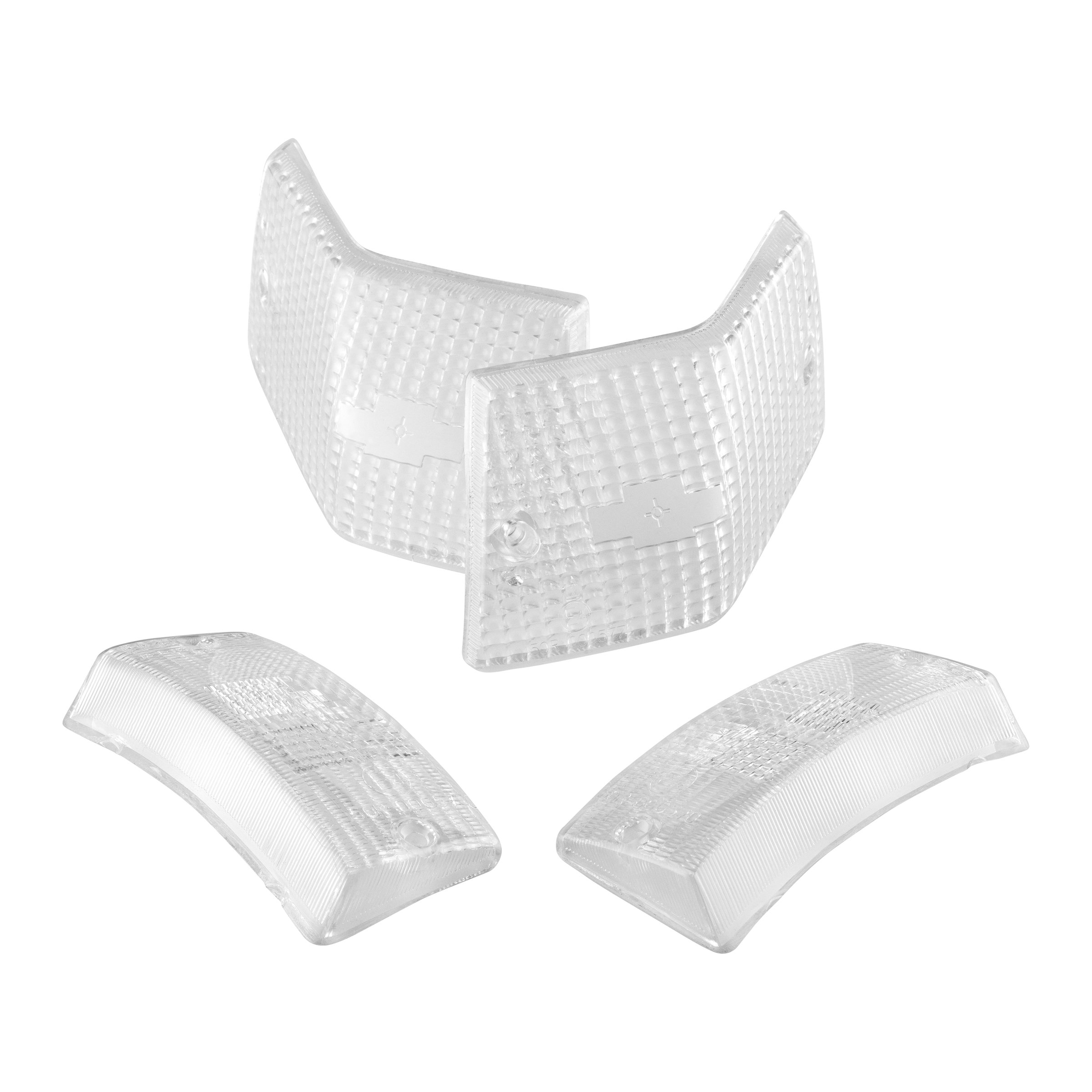 Image of Blinkerglas Kit vorne & hinten für LML Star 125-150 2T/4T/Star Deluxe 125-150 4S/Speedy/Stella für LML Star 125-150 2T/4T/Star Deluxe 125-150 4S/Speedy/Stella