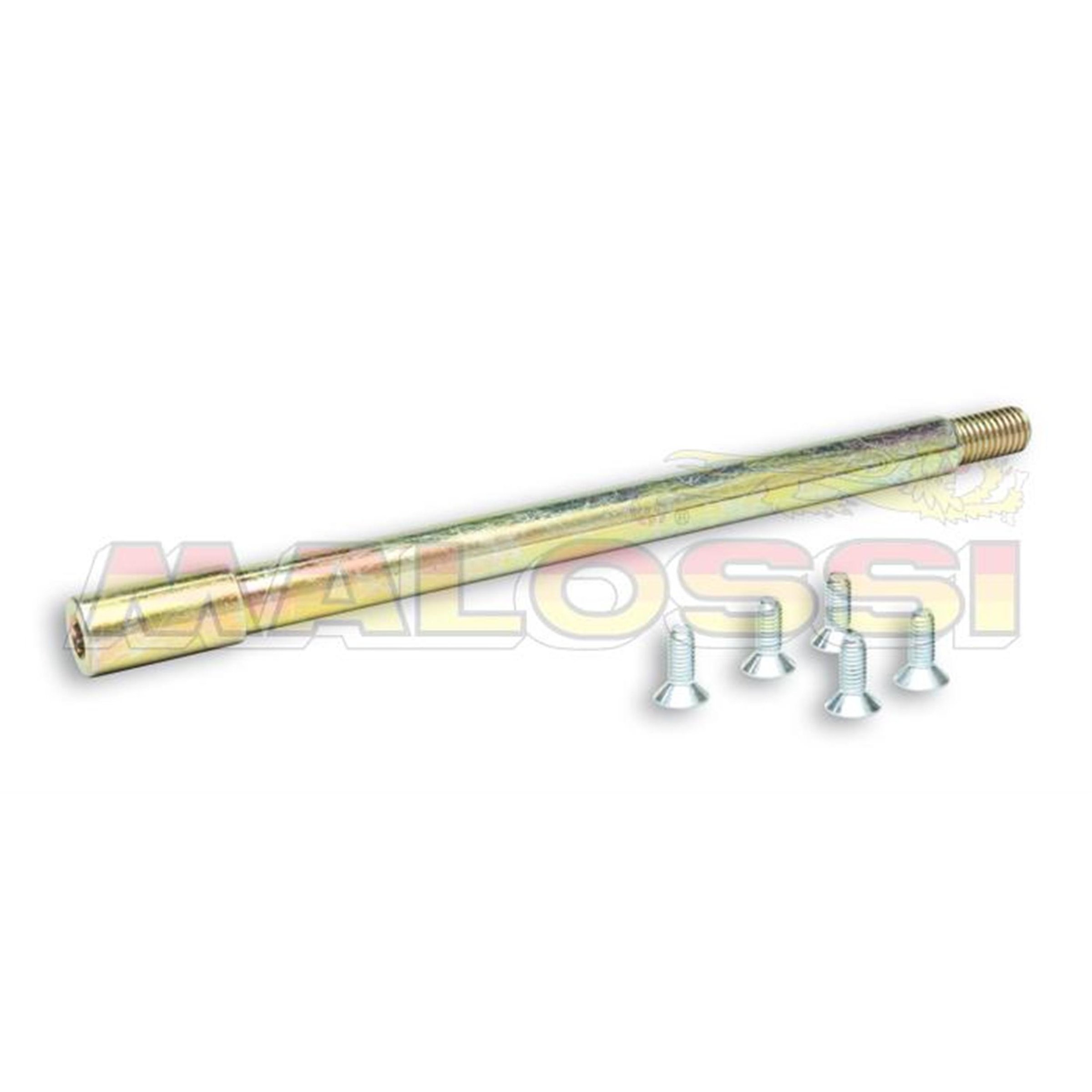 Image of Achse Vorderrad MALOSSI, für Gabel F32 M4613086/M469552/M469627 für GILERA 50-200 Runner 2/4T AC,LC für GILERA 50-200 Runner 2/4T AC,LC