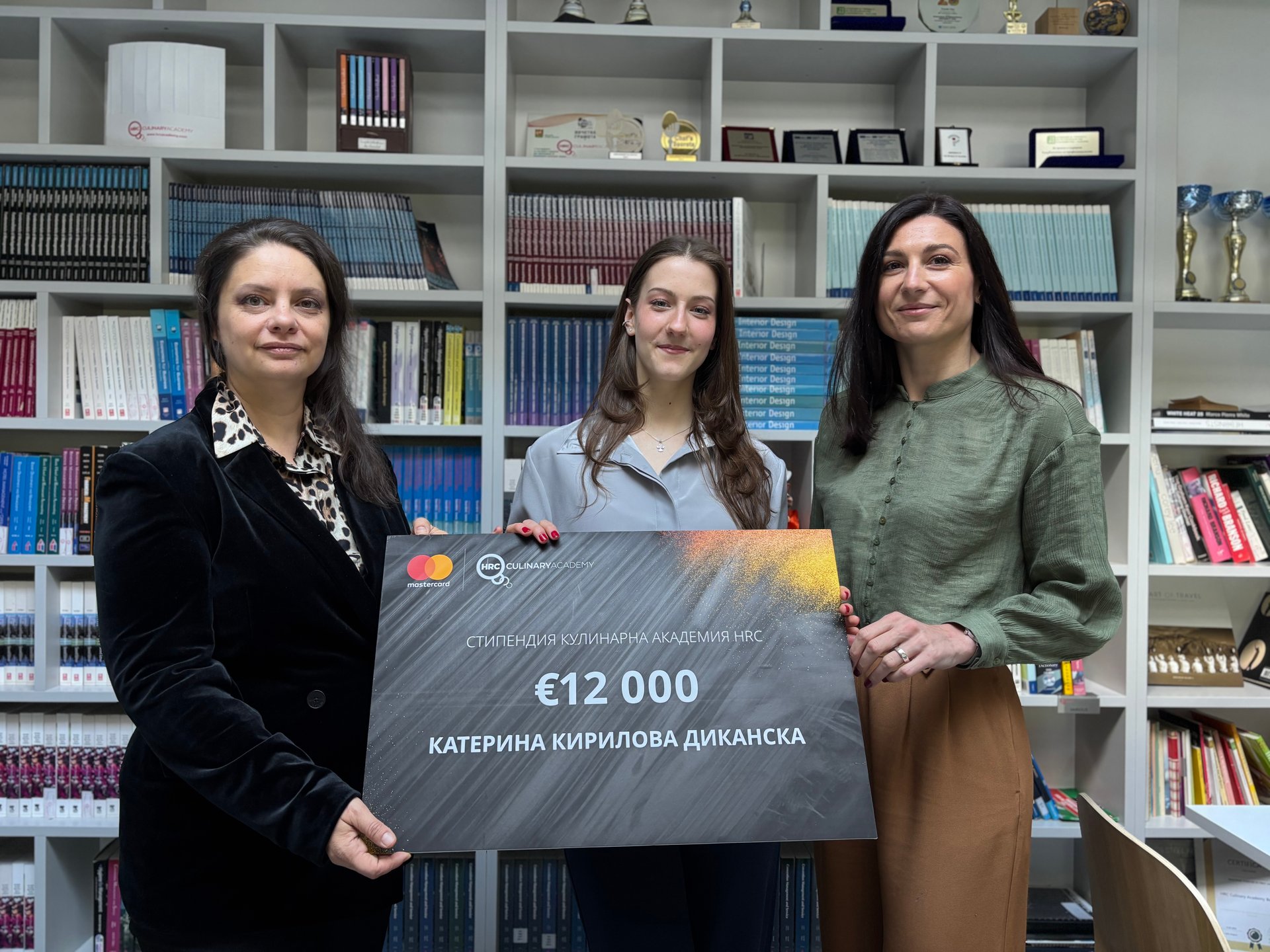 Katerina Dikanska is the new Mastercard scholarship recipient