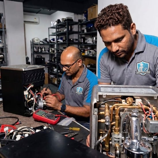 Coffee machine service center and espresso machine repair in Dubai