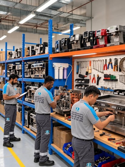 Coffee machine service and repair technician in Dubai