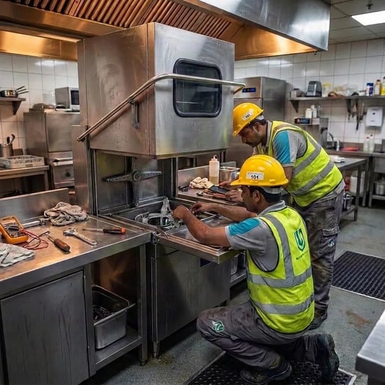 Commercial dishwasher repair and maintenance service in Dubai