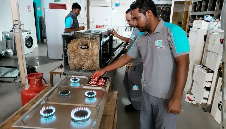 Same-day induction, gas and electric hob repair in Dubai