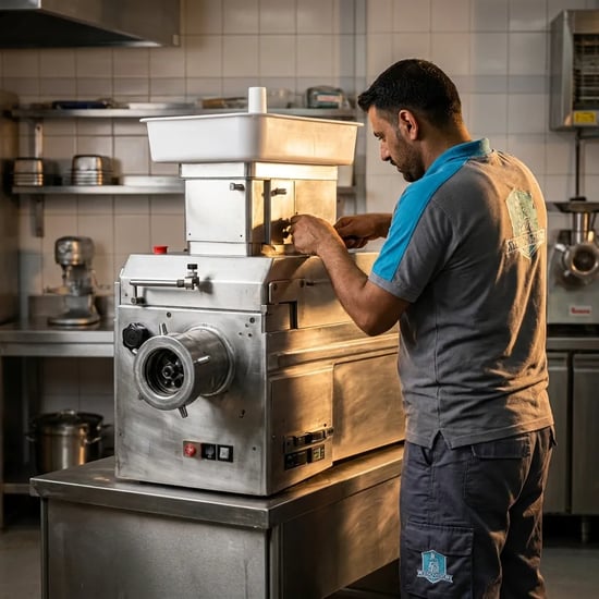Commercial meat grinder repair and maintenance service in Dubai