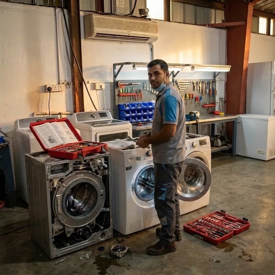 Commercial laundry equipment repair and maintenance services in Dubai
