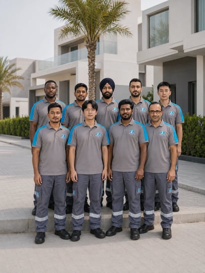 FAJ Technical Services maintenance team serving residential and commercial properties in Dubai