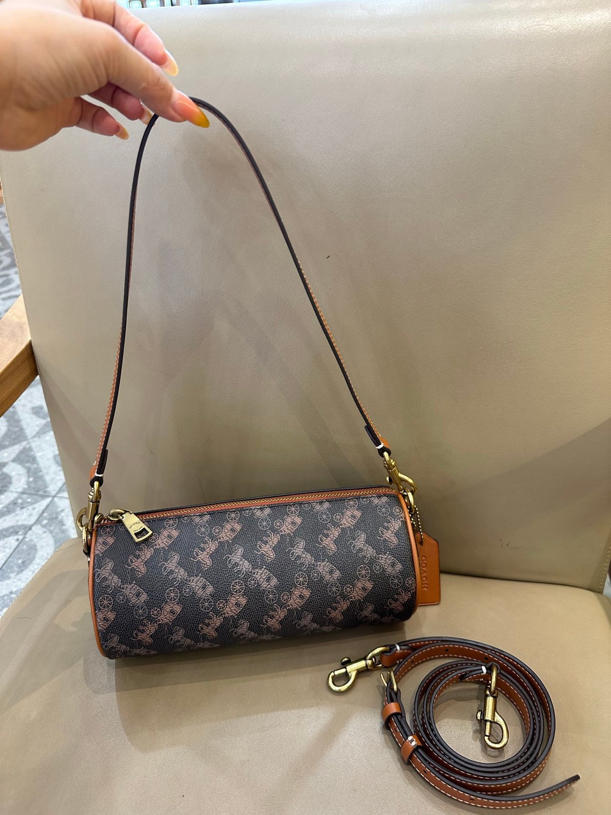 Coach Barrel Bag