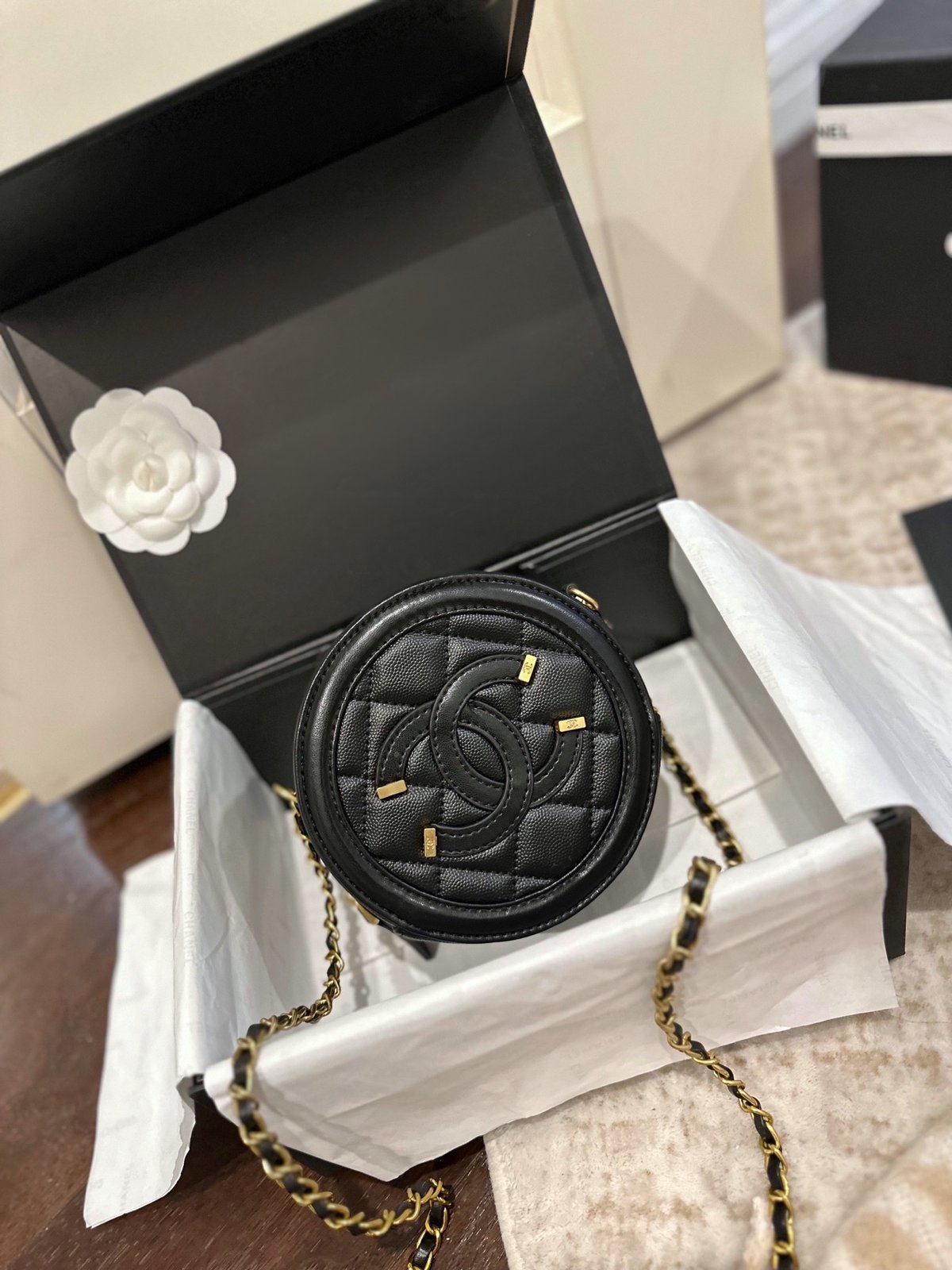 Chanel Filigree Round