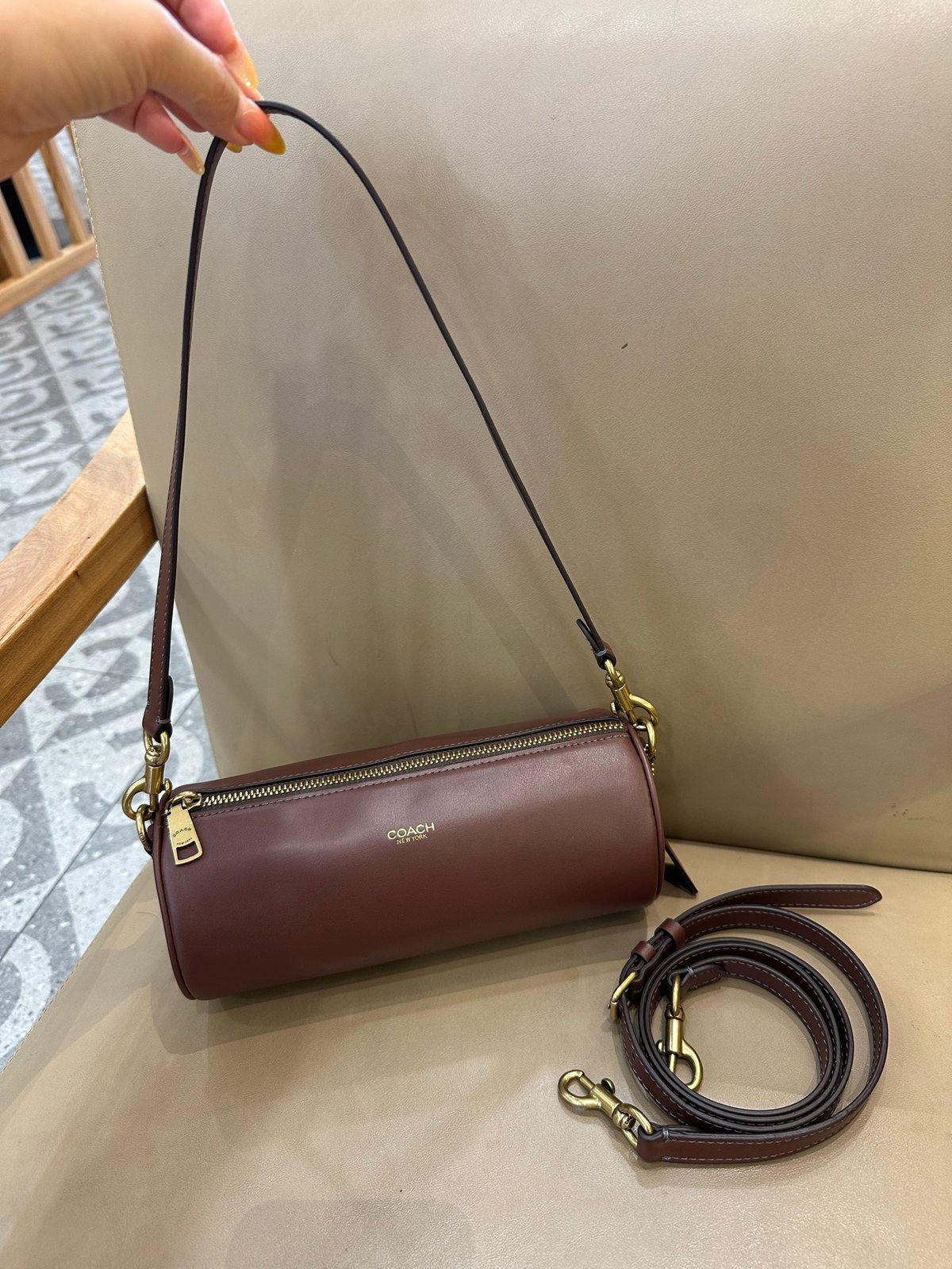 Coach Barrel Bag