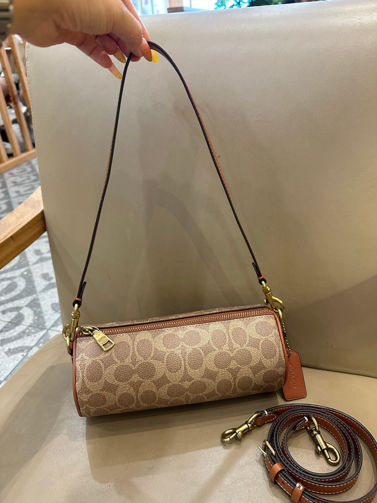 Coach Barrel Bag