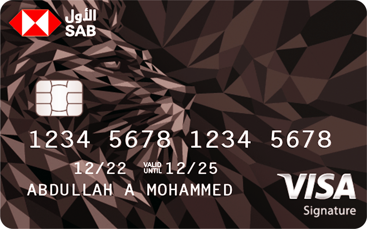 Card image Visa Signature Credit