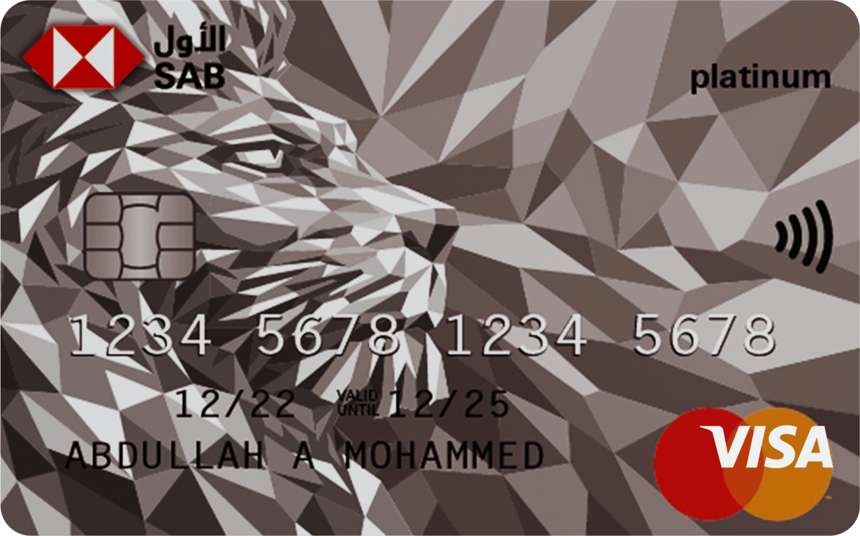 Card image Visa Platinum Credit