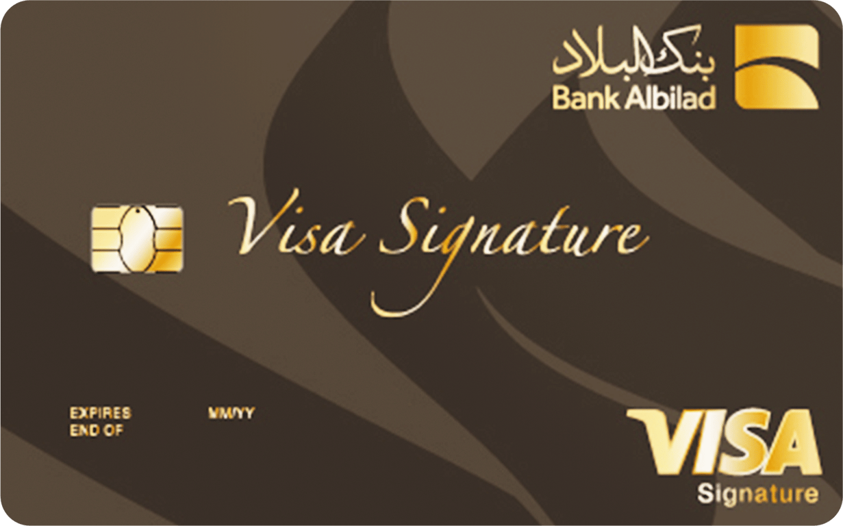 Card image Visa Signature