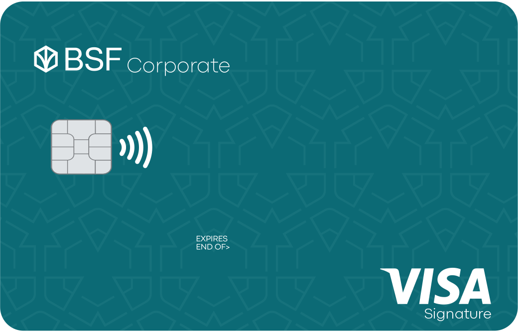 Card image Visa Corporate Signature